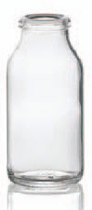450 ml infuusflacon, helder, type 1 geblazen glas